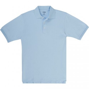 French Toast Boys' Short Sleeve Interlock Knit Polo T-Shirts 